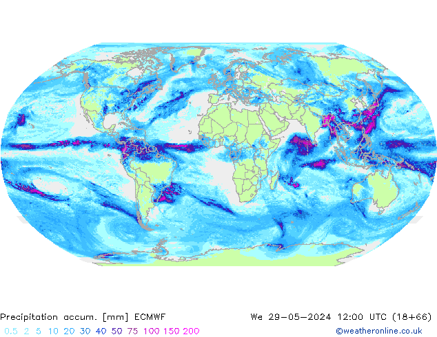 Nied. akkumuliert ECMWF Mi 29.05.2024 12 UTC