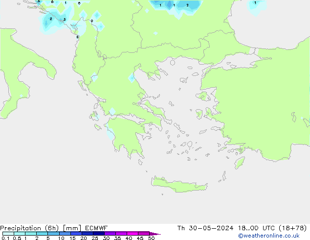 Z500/Rain (+SLP)/Z850 ECMWF jeu 30.05.2024 00 UTC