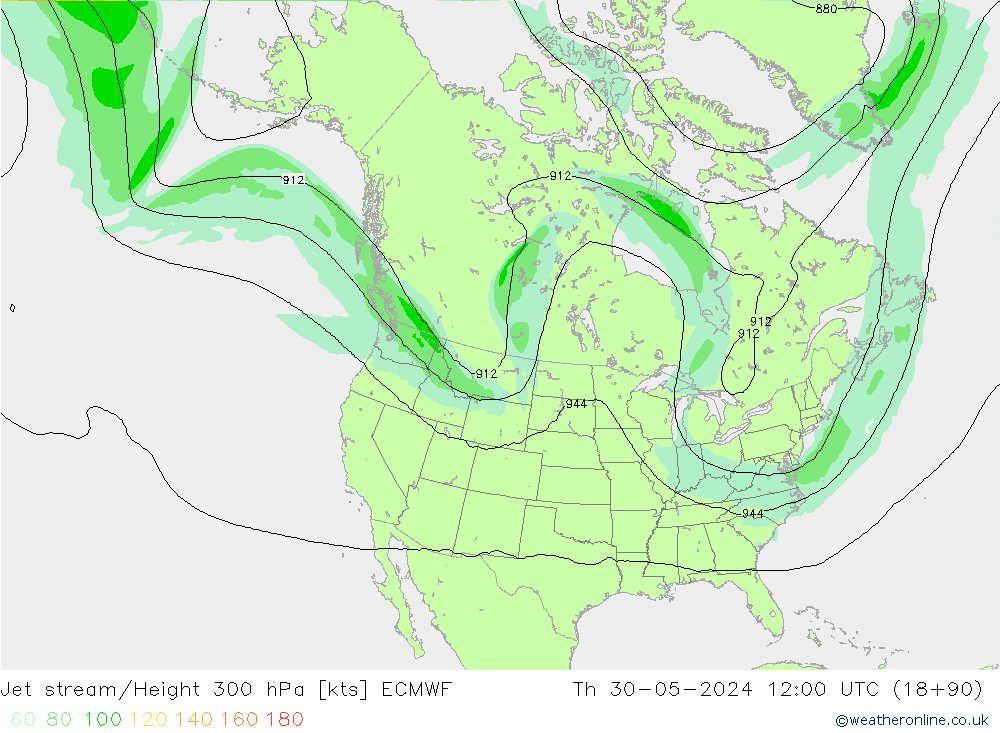 Jet Akımları ECMWF Per 30.05.2024 12 UTC