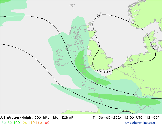 Jet Akımları ECMWF Per 30.05.2024 12 UTC