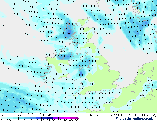 Z500/Regen(+SLP)/Z850 ECMWF ma 27.05.2024 06 UTC