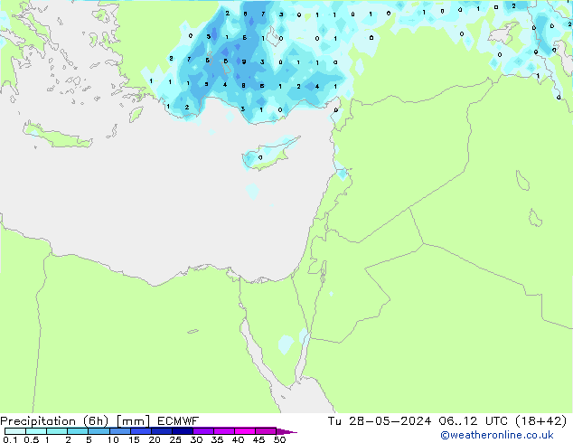 Z500/Rain (+SLP)/Z850 ECMWF  28.05.2024 12 UTC