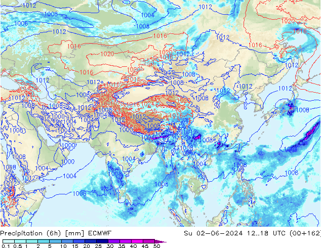 Z500/Rain (+SLP)/Z850 ECMWF Ne 02.06.2024 18 UTC