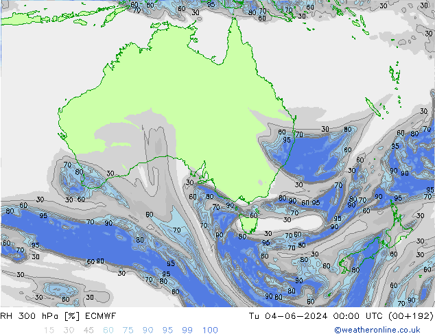 RH 300 hPa ECMWF Ter 04.06.2024 00 UTC