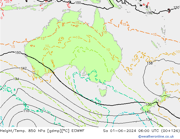 Z500/Rain (+SLP)/Z850 ECMWF so. 01.06.2024 06 UTC