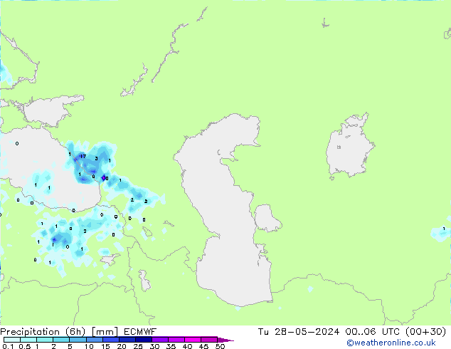 Z500/Rain (+SLP)/Z850 ECMWF Tu 28.05.2024 06 UTC