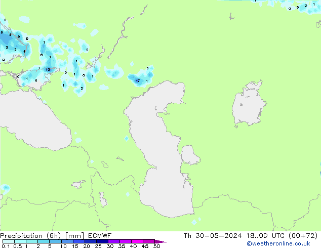 Z500/Rain (+SLP)/Z850 ECMWF  30.05.2024 00 UTC