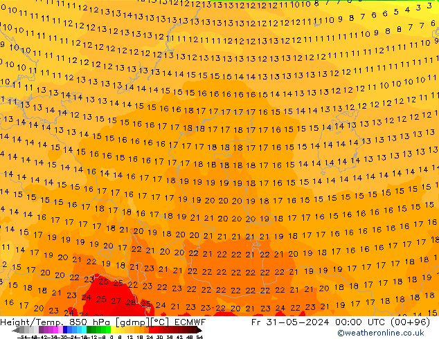 Z500/Rain (+SLP)/Z850 ECMWF Sex 31.05.2024 00 UTC