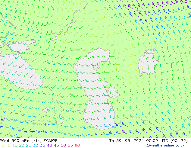  500 hPa ECMWF  30.05.2024 00 UTC