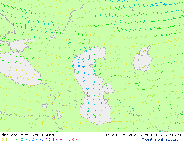  850 hPa ECMWF  30.05.2024 00 UTC