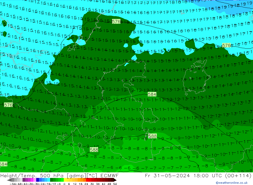 Z500/Rain (+SLP)/Z850 ECMWF Sex 31.05.2024 18 UTC