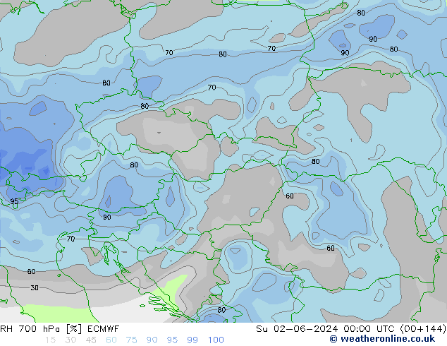 RV 700 hPa ECMWF zo 02.06.2024 00 UTC