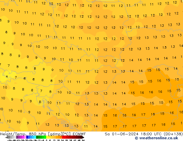 Z500/Rain (+SLP)/Z850 ECMWF Sáb 01.06.2024 18 UTC