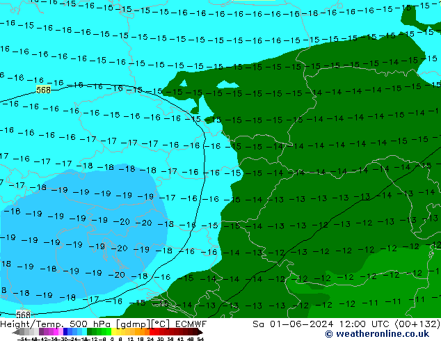 Z500/Regen(+SLP)/Z850 ECMWF za 01.06.2024 12 UTC