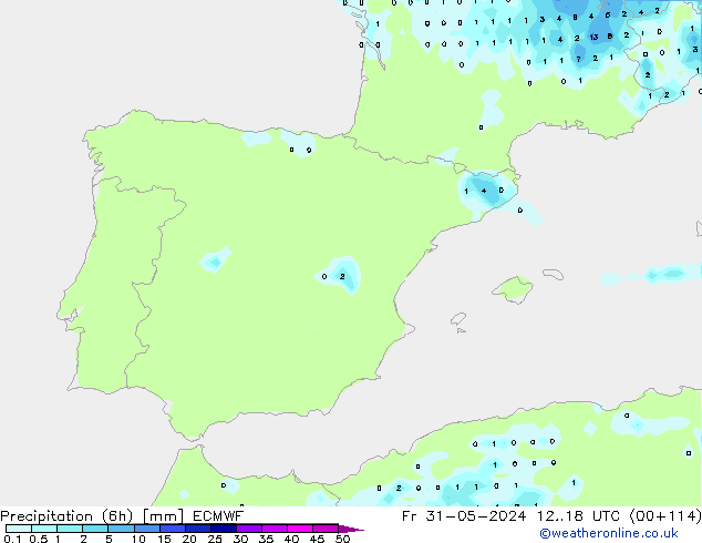 opad (6h) ECMWF pt. 31.05.2024 18 UTC