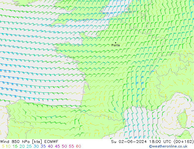 Wind 850 hPa ECMWF Ne 02.06.2024 18 UTC