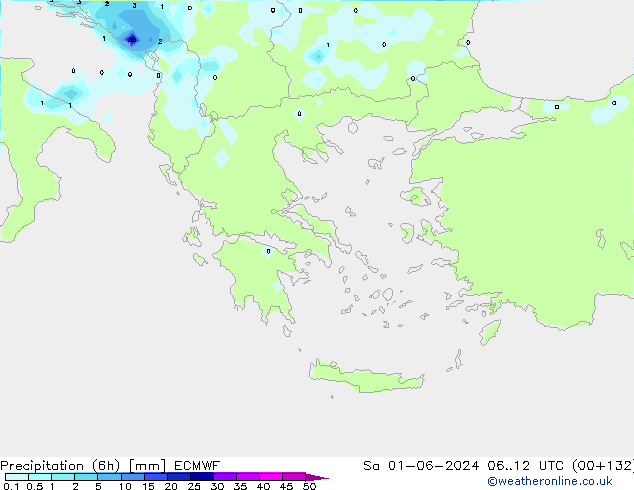 Z500/Rain (+SLP)/Z850 ECMWF sam 01.06.2024 12 UTC