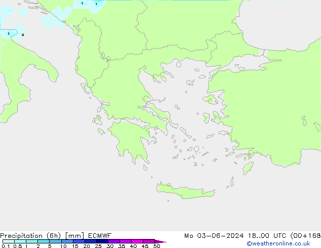 Z500/Yağmur (+YB)/Z850 ECMWF Pzt 03.06.2024 00 UTC