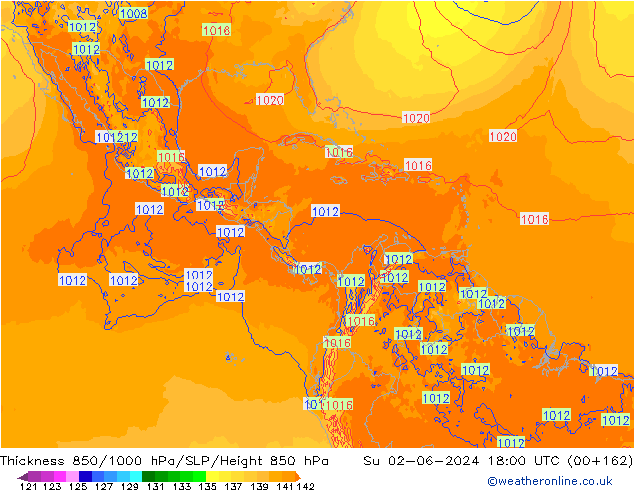 Thck 850-1000 hPa ECMWF Dom 02.06.2024 18 UTC