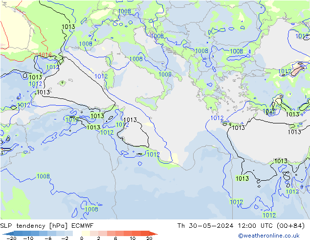 tendencja ECMWF czw. 30.05.2024 12 UTC