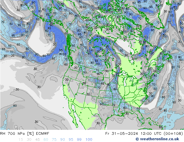 700 hPa Nispi Nem ECMWF Cu 31.05.2024 12 UTC