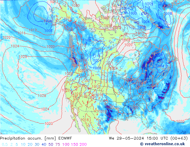 Precipitation accum. ECMWF  29.05.2024 15 UTC