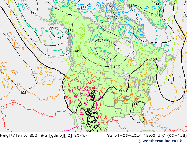 Z500/Rain (+SLP)/Z850 ECMWF сб 01.06.2024 18 UTC