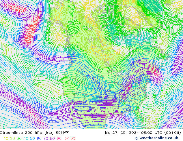 Stromlinien 200 hPa ECMWF Mo 27.05.2024 06 UTC