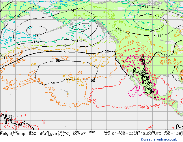 Z500/Regen(+SLP)/Z850 ECMWF za 01.06.2024 18 UTC