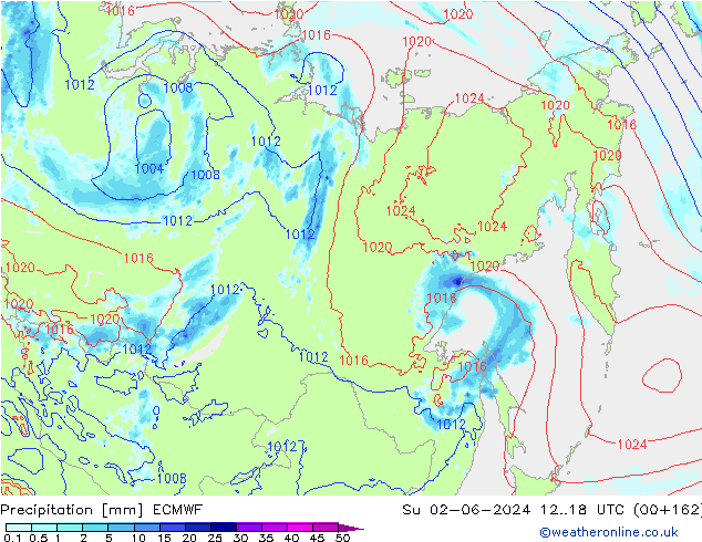 Neerslag ECMWF zo 02.06.2024 18 UTC