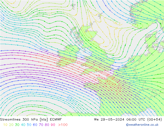  300 hPa ECMWF  29.05.2024 06 UTC