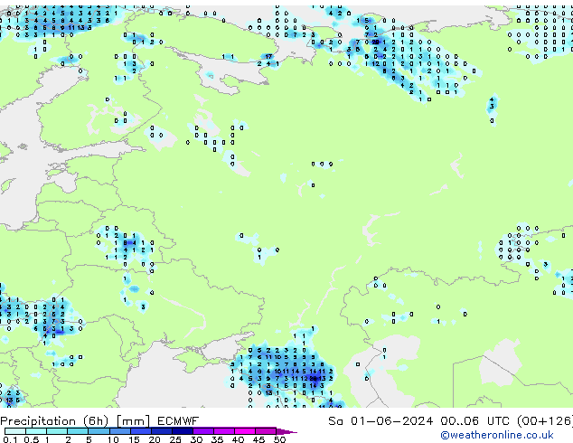 Z500/Yağmur (+YB)/Z850 ECMWF Cts 01.06.2024 06 UTC