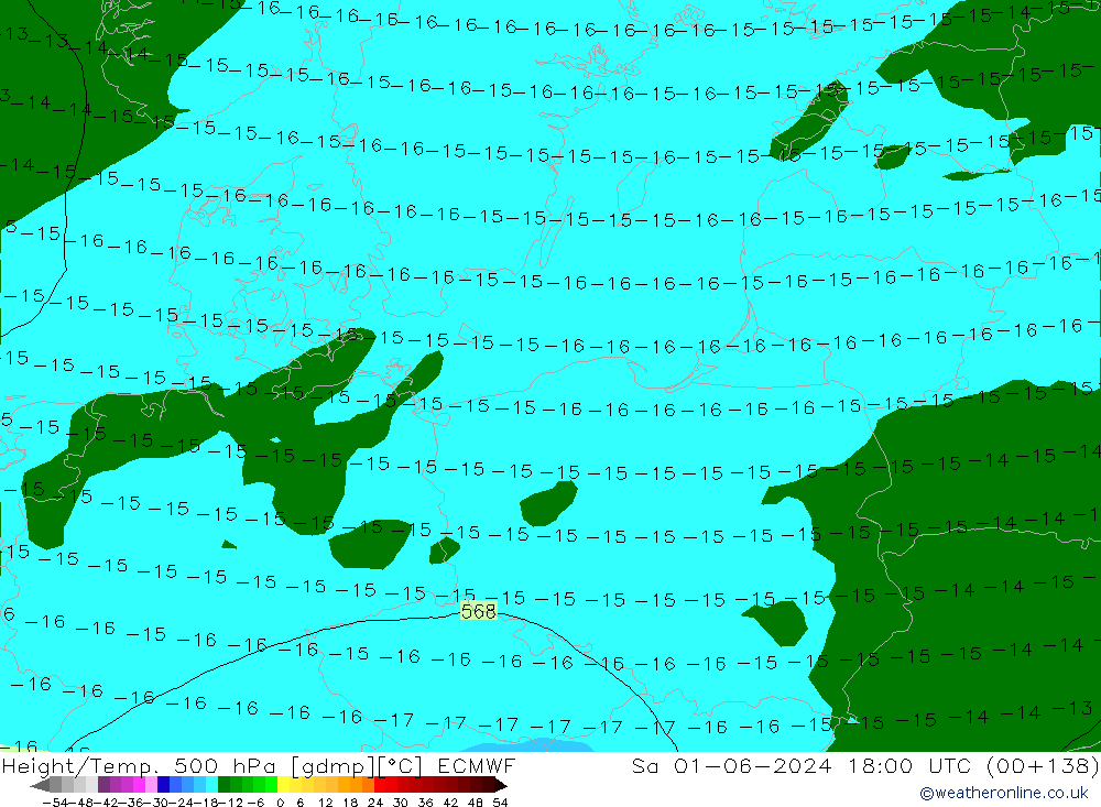 Z500/Rain (+SLP)/Z850 ECMWF Sa 01.06.2024 18 UTC