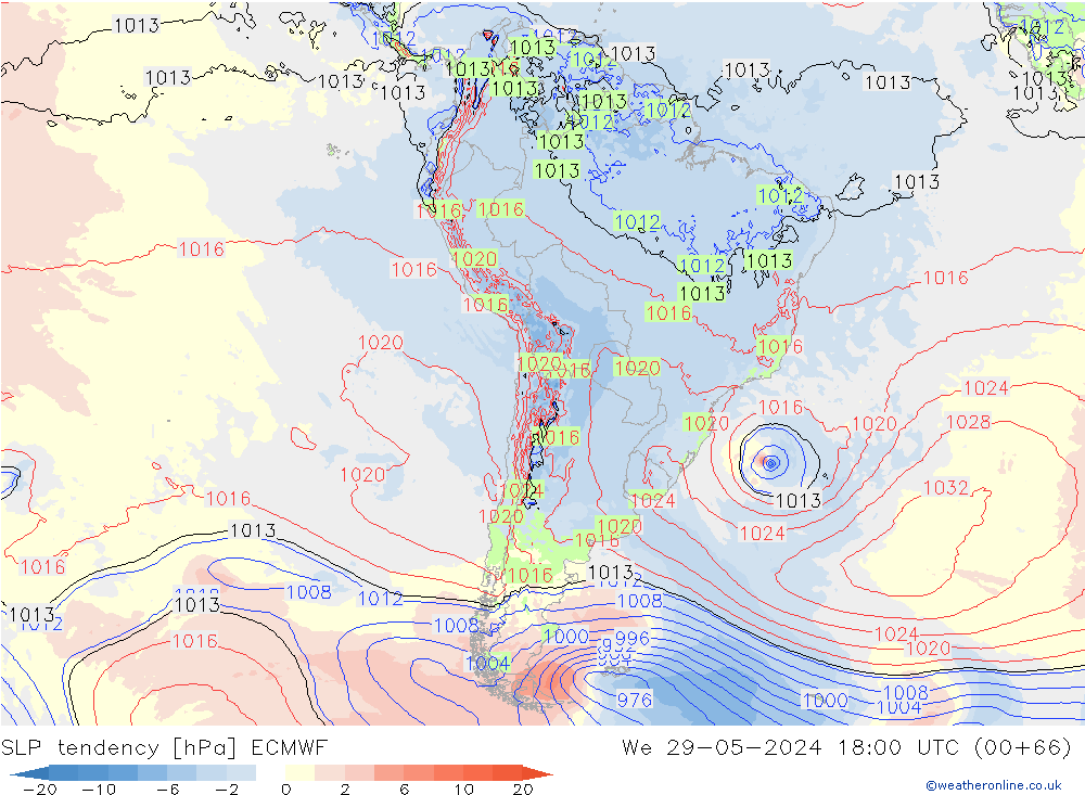 tendencja ECMWF śro. 29.05.2024 18 UTC