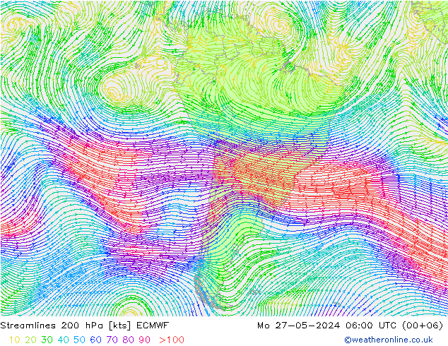 Rüzgar 200 hPa ECMWF Pzt 27.05.2024 06 UTC