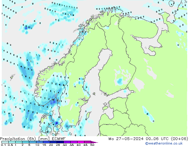 Z500/Regen(+SLP)/Z850 ECMWF ma 27.05.2024 06 UTC