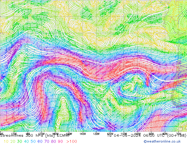  300 hPa ECMWF  04.06.2024 06 UTC