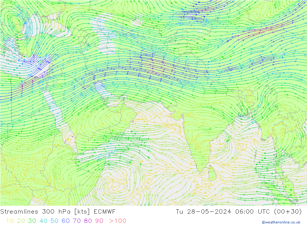  300 hPa ECMWF  28.05.2024 06 UTC