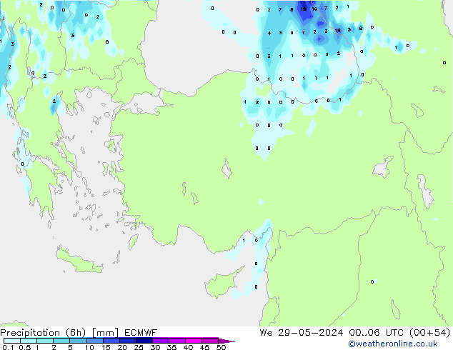 Z500/Rain (+SLP)/Z850 ECMWF We 29.05.2024 06 UTC