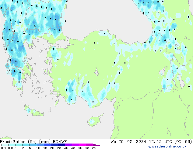 Z500/Rain (+SLP)/Z850 ECMWF Qua 29.05.2024 18 UTC