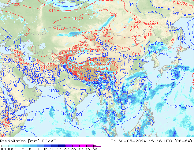 opad ECMWF czw. 30.05.2024 18 UTC