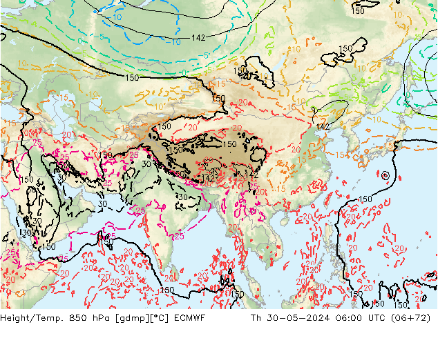 Z500/Regen(+SLP)/Z850 ECMWF do 30.05.2024 06 UTC