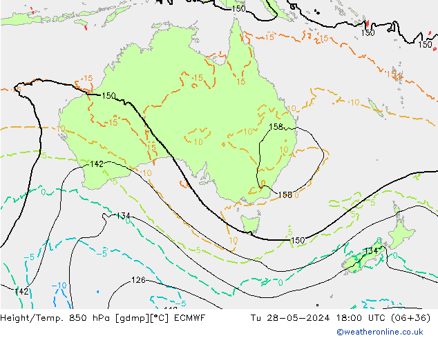 Z500/Rain (+SLP)/Z850 ECMWF Ter 28.05.2024 18 UTC