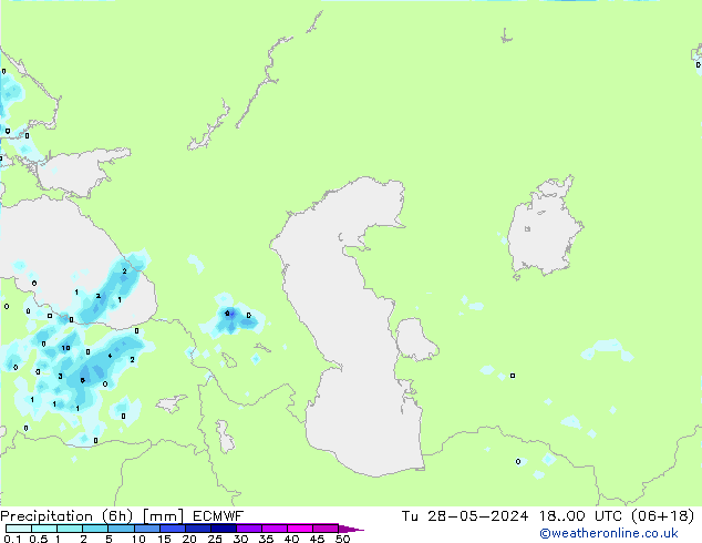 Z500/Rain (+SLP)/Z850 ECMWF Tu 28.05.2024 00 UTC