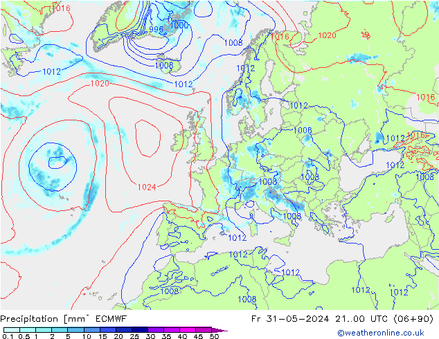 opad ECMWF pt. 31.05.2024 00 UTC