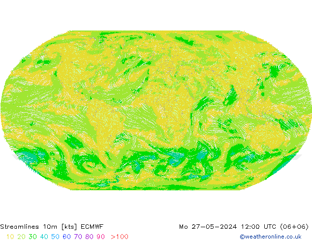 Stromlinien 10m ECMWF Mo 27.05.2024 12 UTC