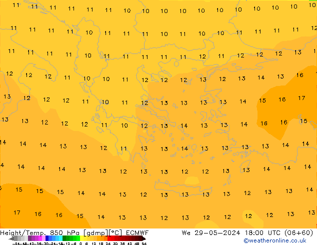 Z500/Rain (+SLP)/Z850 ECMWF St 29.05.2024 18 UTC