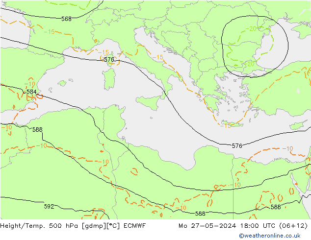 Z500/Rain (+SLP)/Z850 ECMWF Seg 27.05.2024 18 UTC