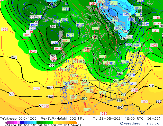 Thck 500-1000hPa ECMWF Út 28.05.2024 15 UTC