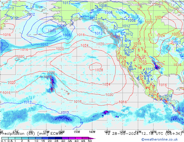 Z500/Rain (+SLP)/Z850 ECMWF mar 28.05.2024 18 UTC